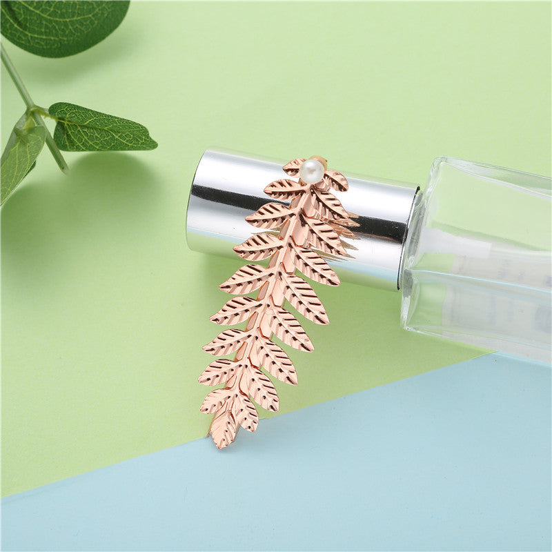 Wholesale Christmas Bride Gold Leaf Tiara Crown Headband